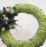 Funeral Wreath of Spray and Chrysanthemums
