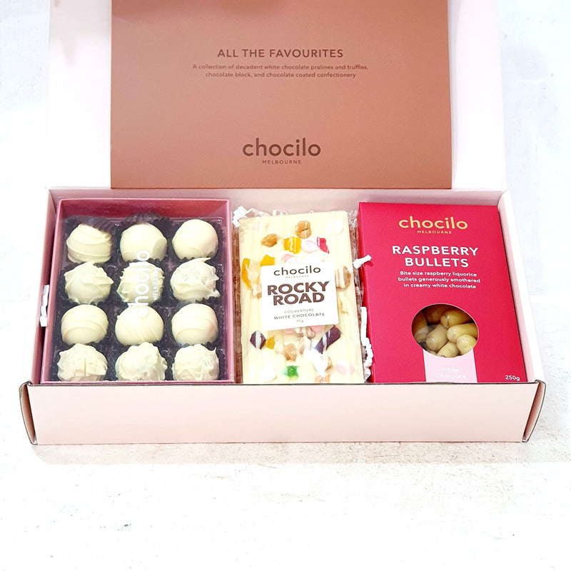 "All the Favourites" White Chocolate Hamper