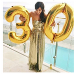 JUMBO NUMBER HELIUM FOIL BALLOON 86CM