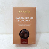 Caramelised Popcorn in Milk Chocolate Gift Box - 200g