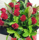 Roses (Red or Coloured) in Bouquet or Vase