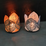 Leaf Hurricane tea light holder