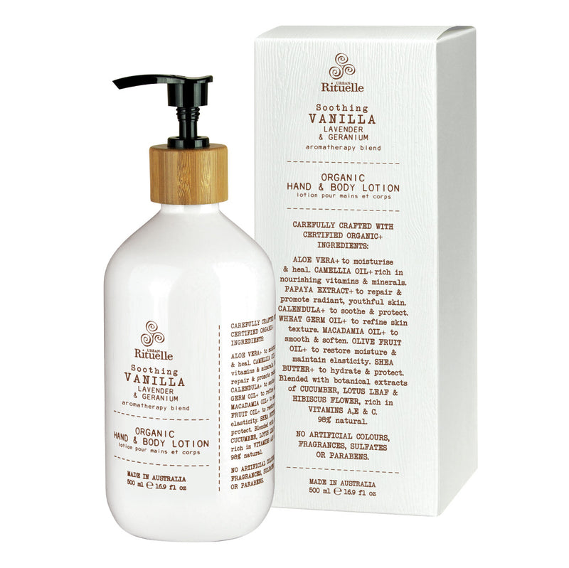 Vanilla, Lavender & Geranium Hand & Body Lotion